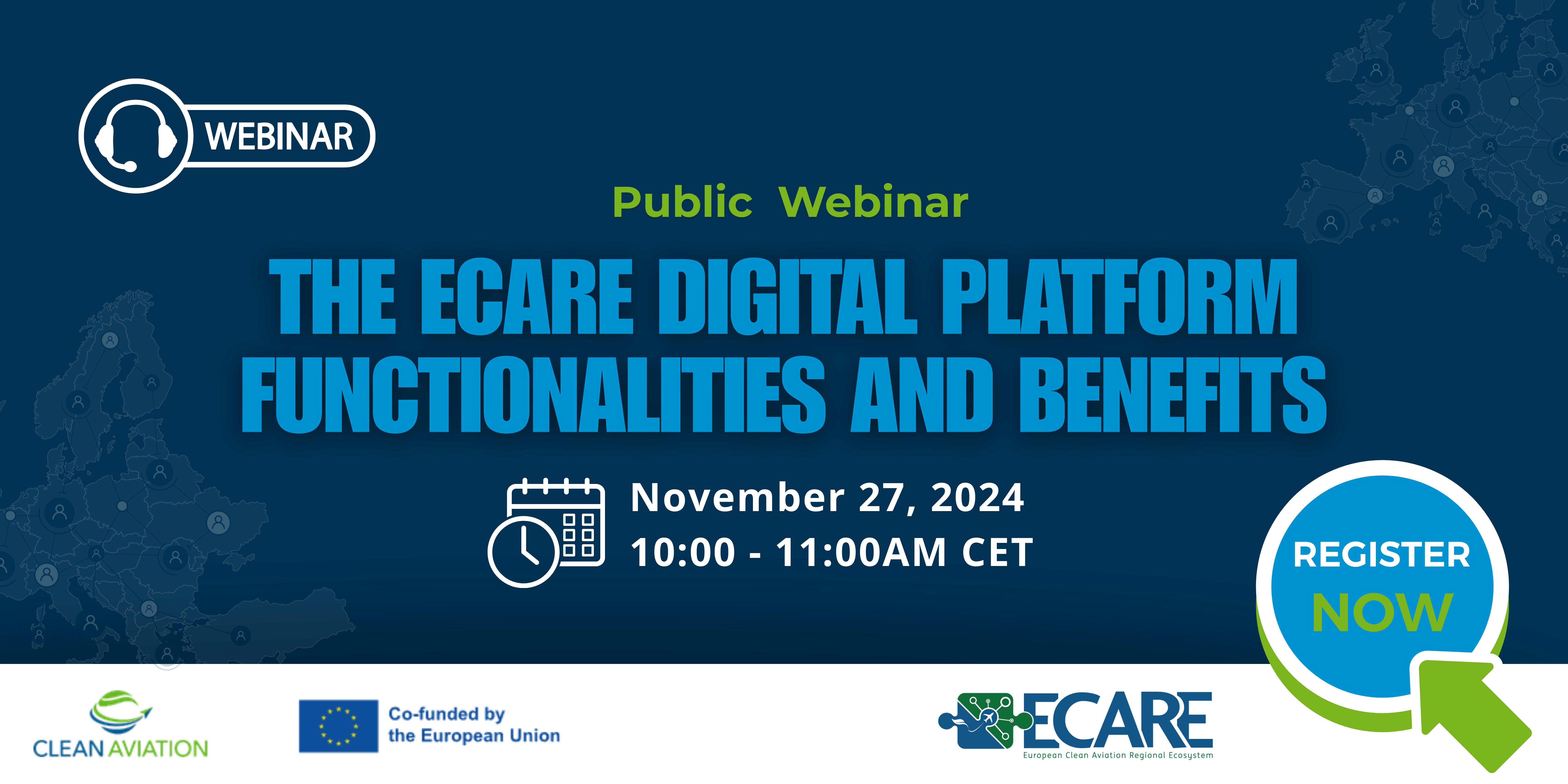 Upcoming Webinar: The ECARE Digital Platform Functionalities and Benefits  